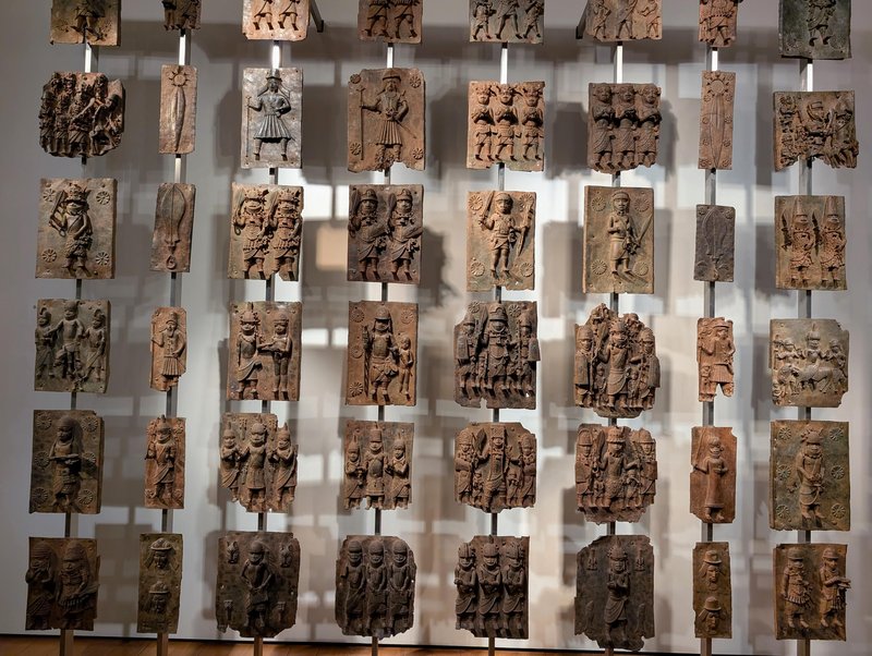 A collection of Benin bronzes