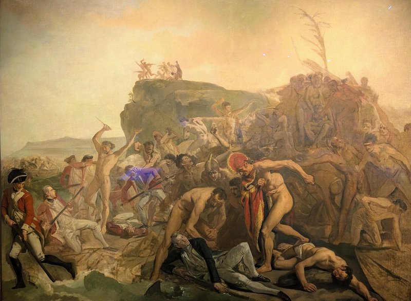 Zoffany's Death of Captain Cook (1795)