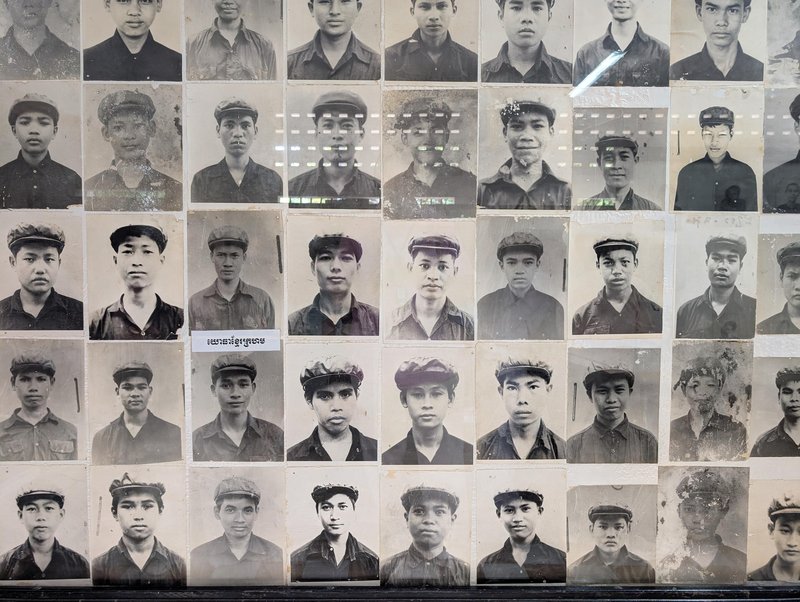 Khmer Rouge cadres who were carrying out the genocide. Many children, themselves later victims.