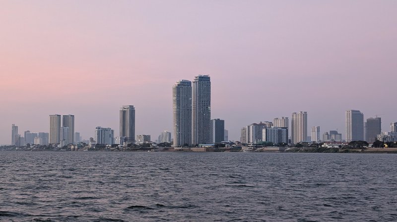 sunrise near Phnom Penh